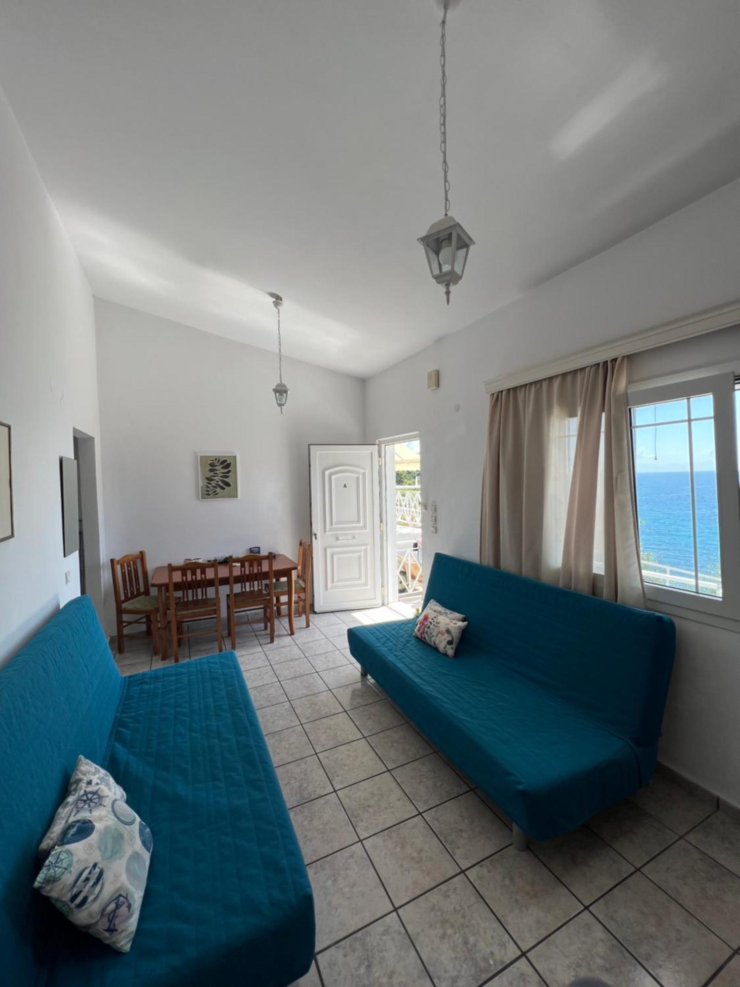 Aronis Spyros Panoramic Seaview Apartments Longós Oda fotoğraf
