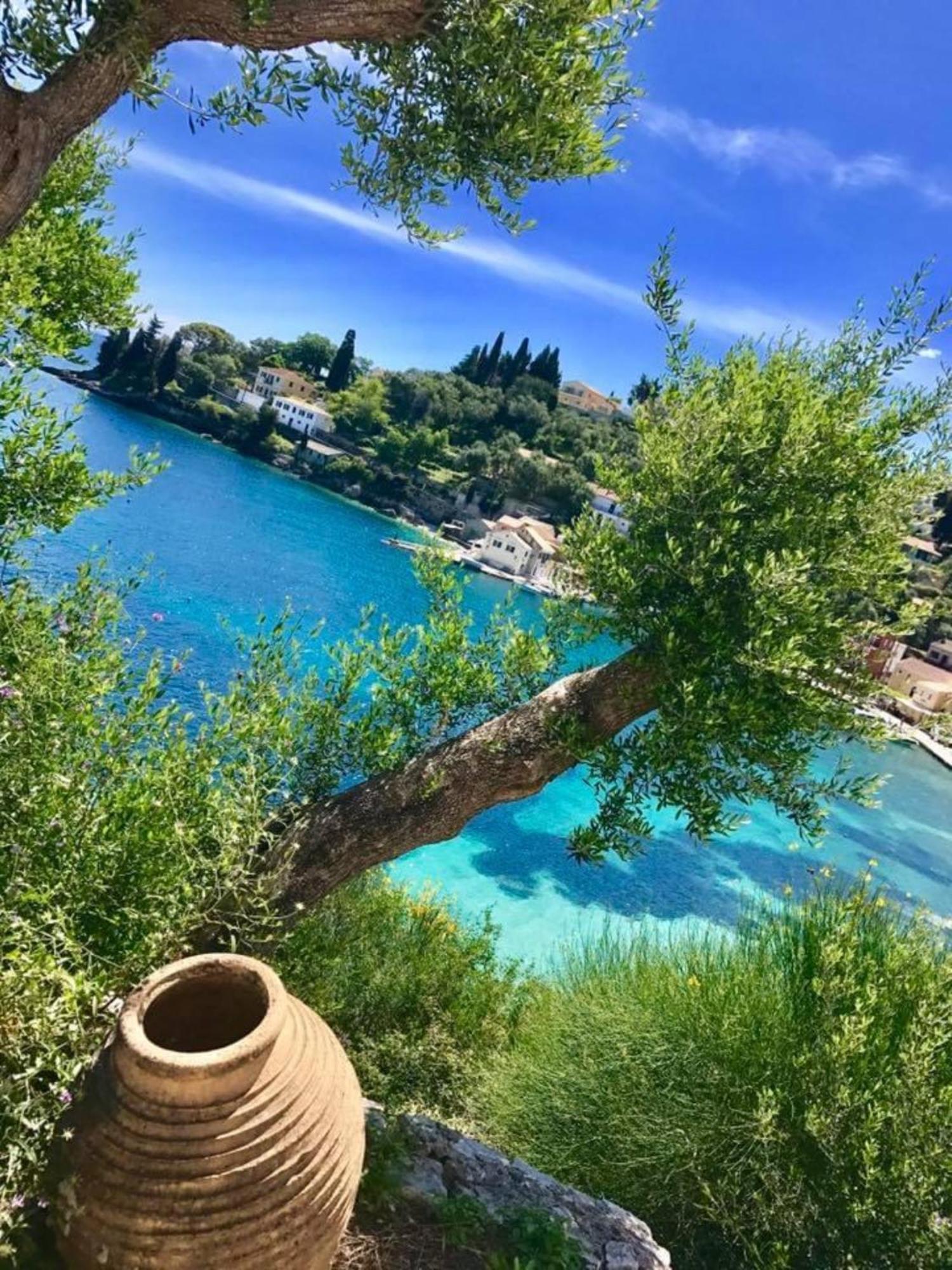 Aronis Spyros Panoramic Seaview Apartments Longós Dış mekan fotoğraf