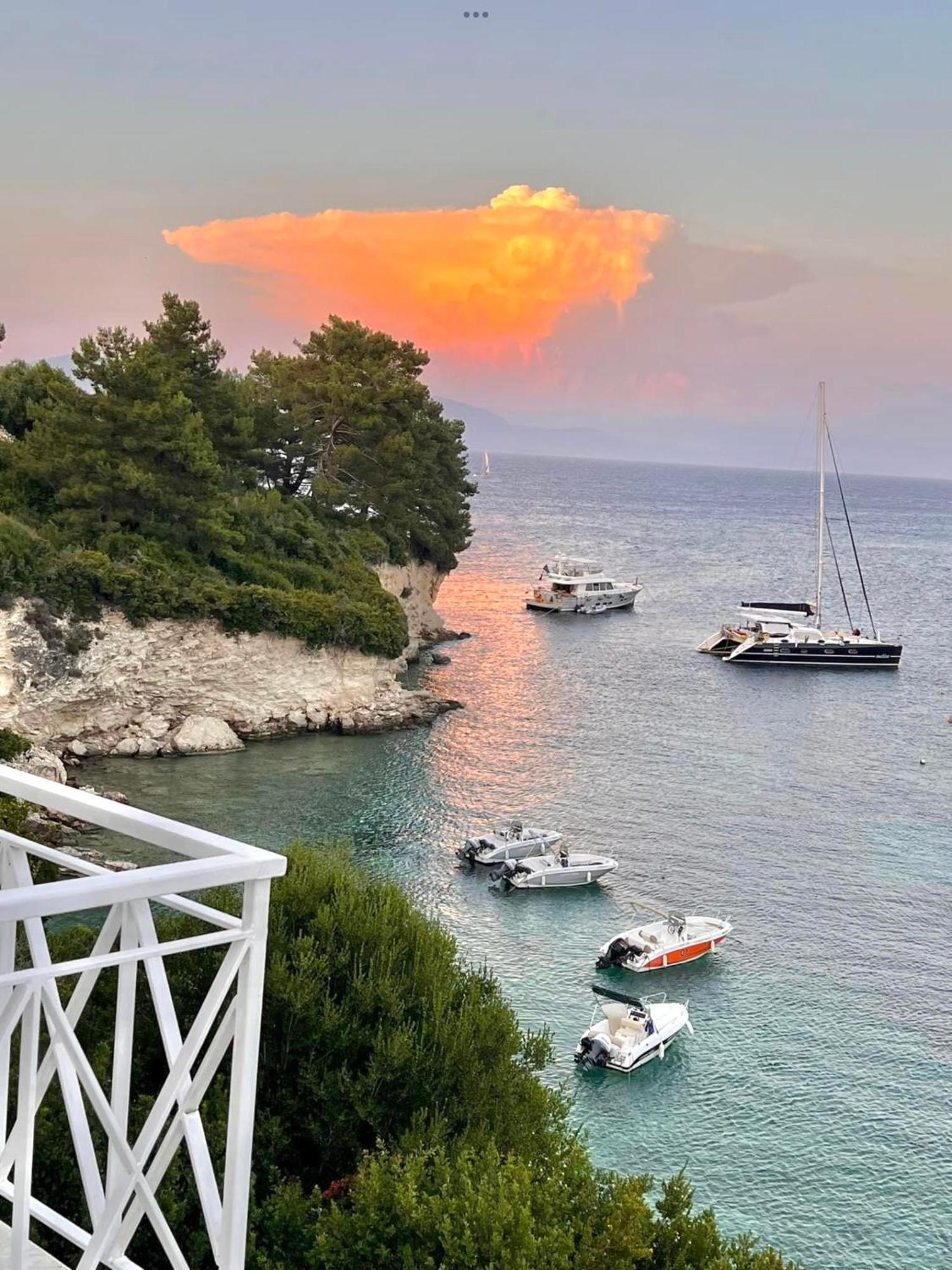 Aronis Spyros Panoramic Seaview Apartments Longós Dış mekan fotoğraf